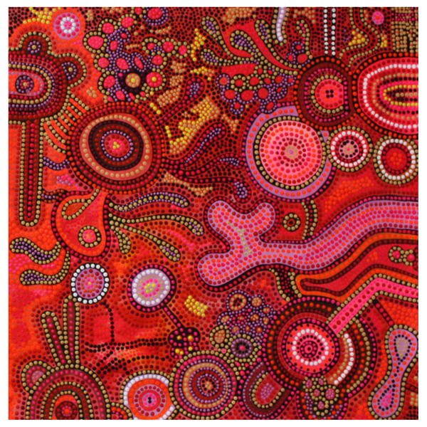Aldebaran-acrylic on paper-150x150cm 2012