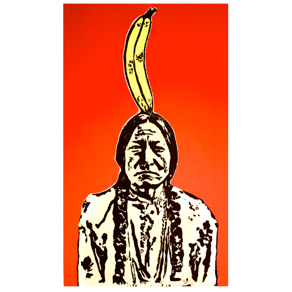 BananaBull-woodcut-56x76 cm-2009