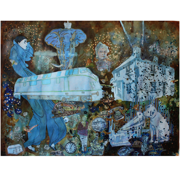 Brown Loft Mystery- Ink, pencil, pen on paper- 150x114 cm-2012