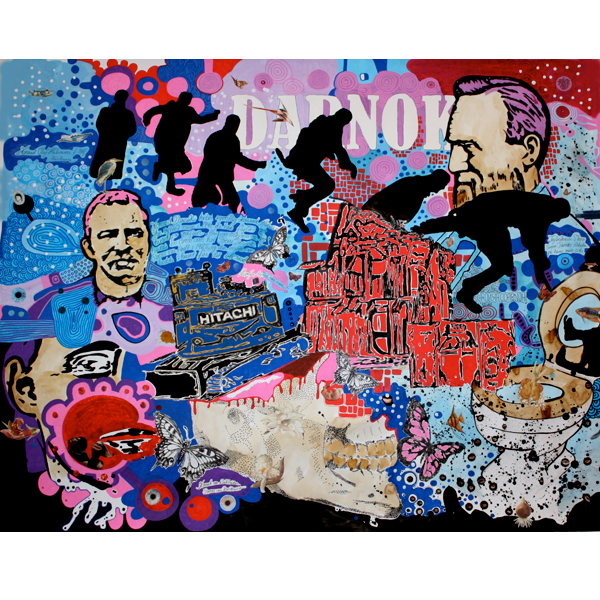 DARNOK-Ink on paper- 150x120 cm- 2012