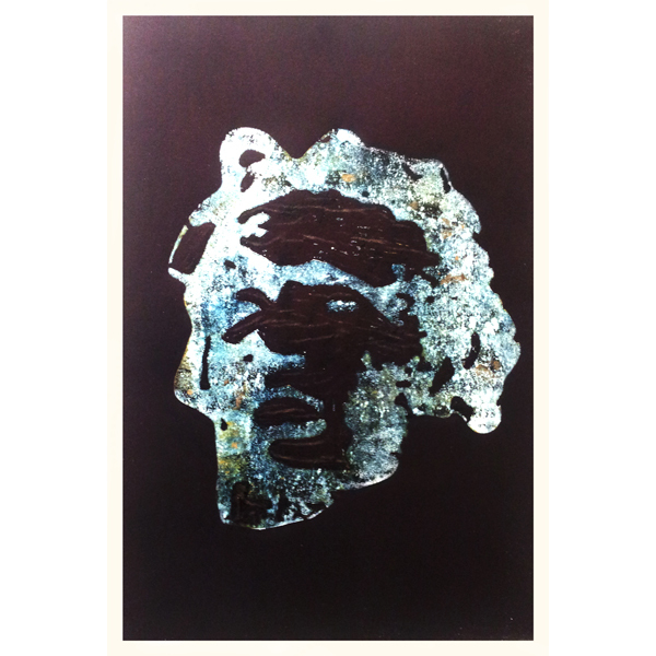 Headhunters, black mono print, 2015