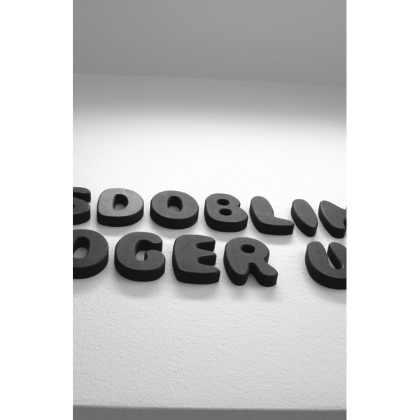 CNC-cut valchromat- 5 different anagrams of the letters