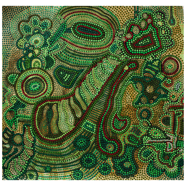 TheAbstractArnolfinis-acrylic, ink on paper-150x150 cm-2012
