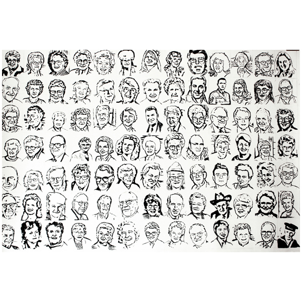 Memento mori-pen on paper 120x80 cm-2009